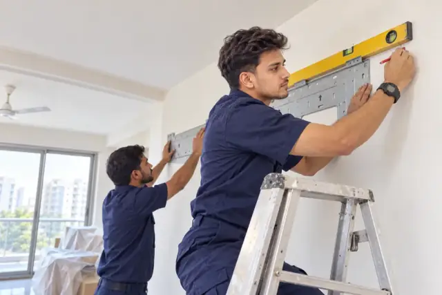 Technicians providing AC Installation
