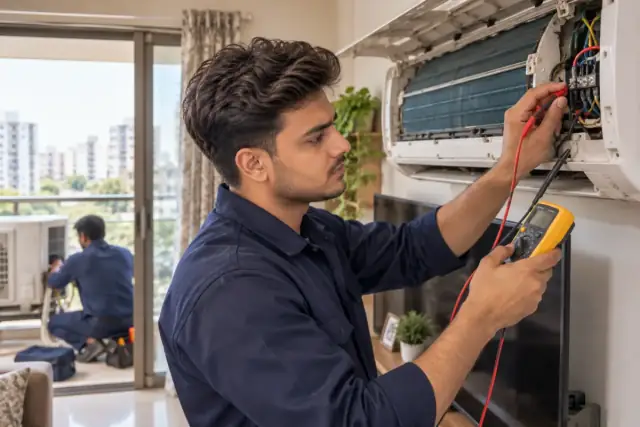 Technicians providing AC Repair